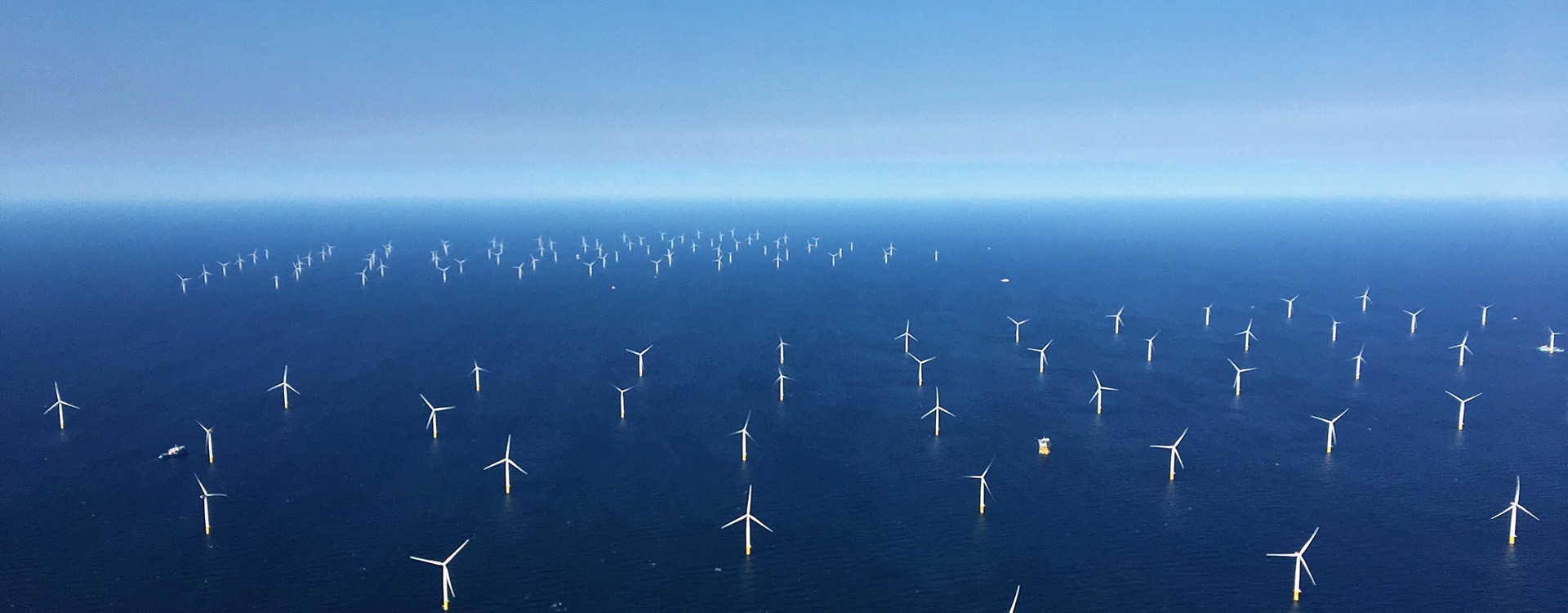 Wind power plant in the sea Wind power plant in the sea